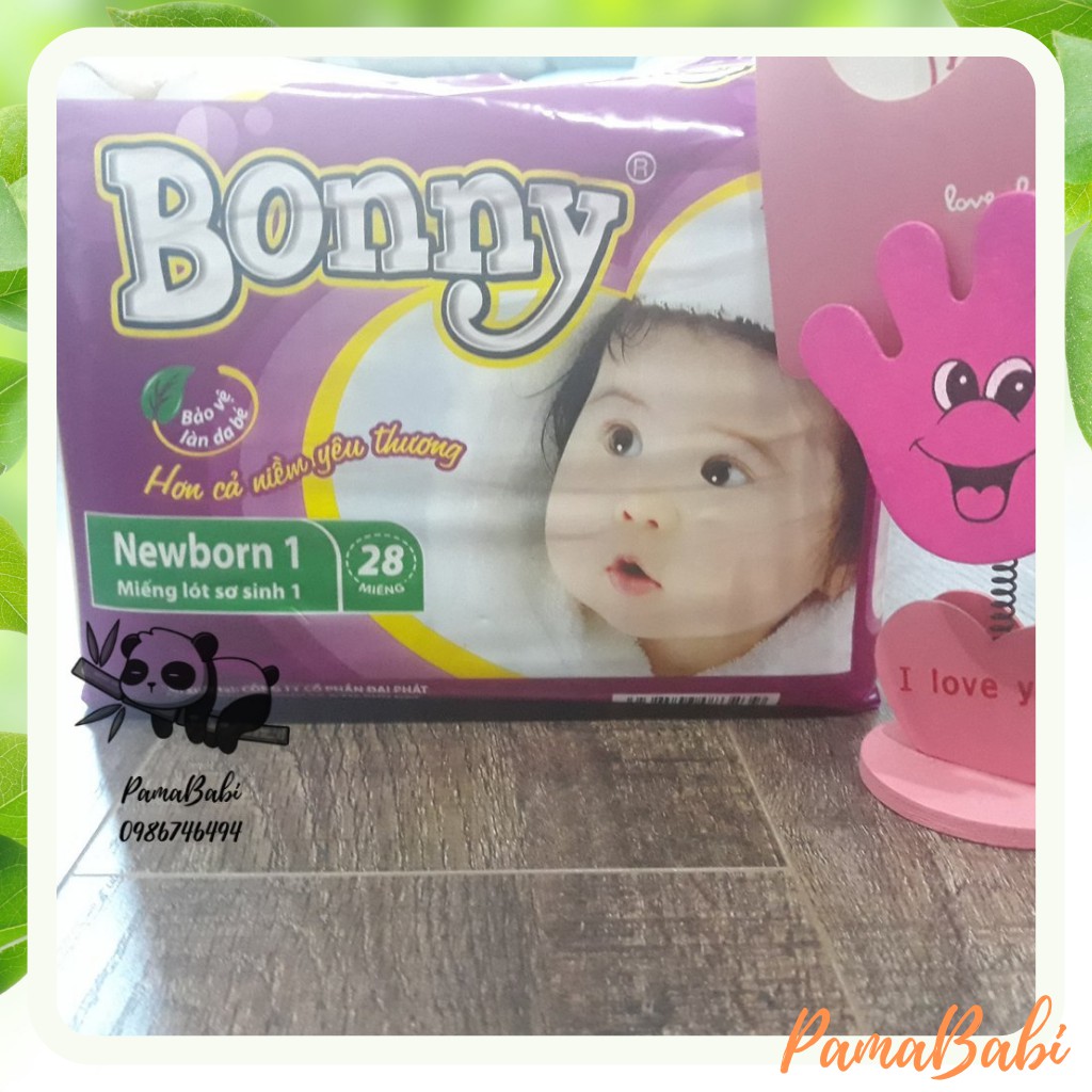 Miếng Lót Sơ Sinh Bonny NB1 ( gói 28 miếng )