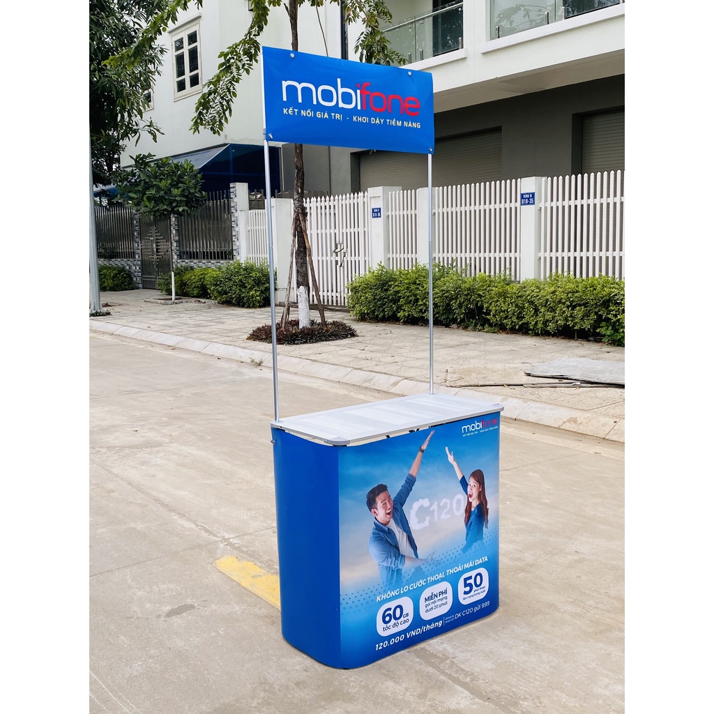 Quầy bán hàng di động nhôm, booth nhôm di động, quầy di động, quầy bán hàng lưu động, điểm tư vấn bán hàng