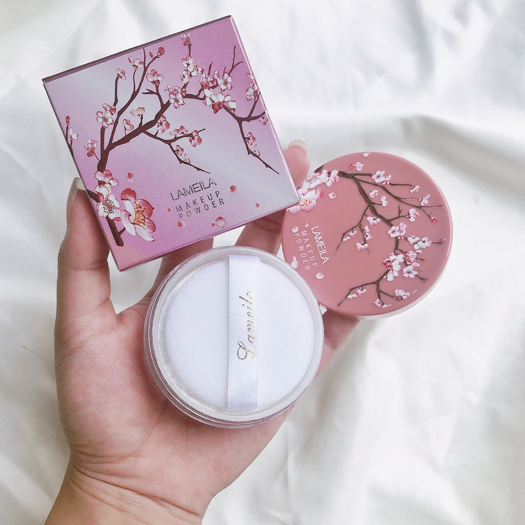 [PP02] Phấn phủ kiềm dầu, phấn bột Lameila cánh hoa Nội Địa Trung | BigBuy360 - bigbuy360.vn