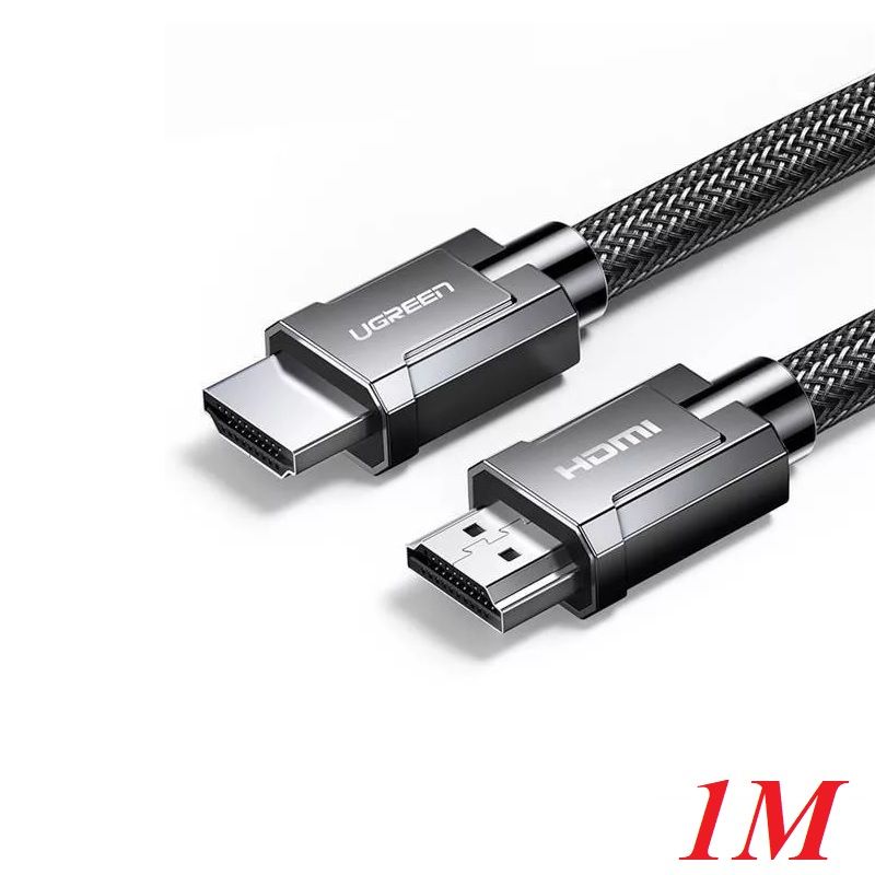 Ugreen 70322 1M 2.0 4K 60Hz 18Gbps màu đen Cáp HDMI chống nhiễu độ phân giải Cao HD136