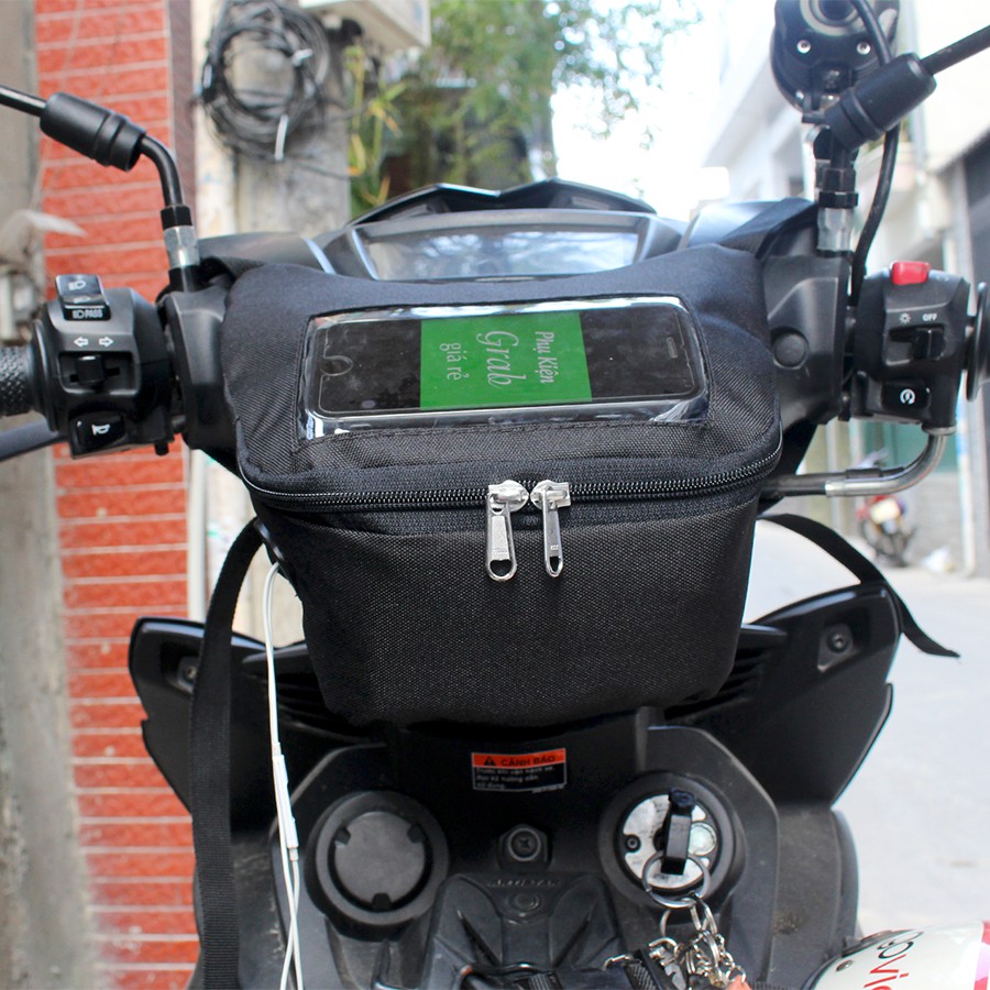 Túi treo ghi đông - Xem định vị GPS - Chống cướp giật