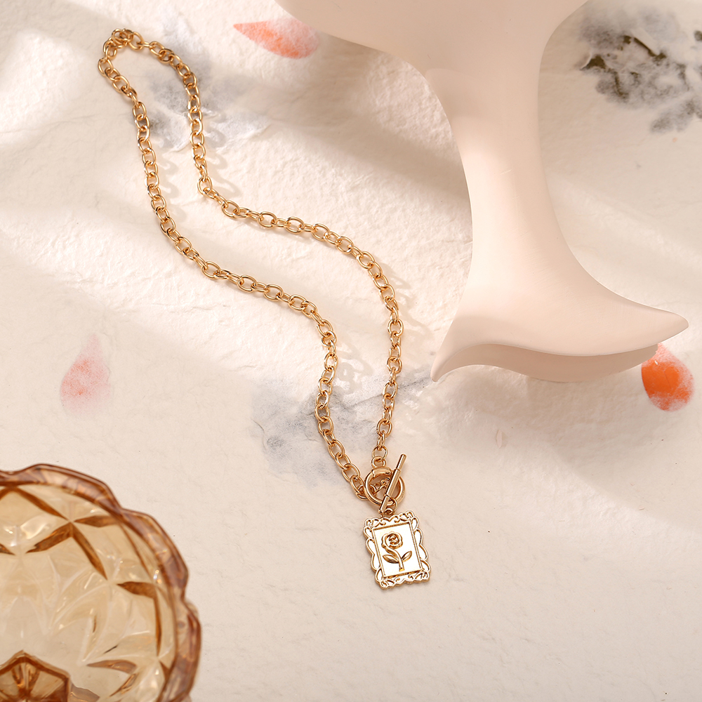 vòng cổ Mạ Vàng Phong Cách Retro Hàn Quốc