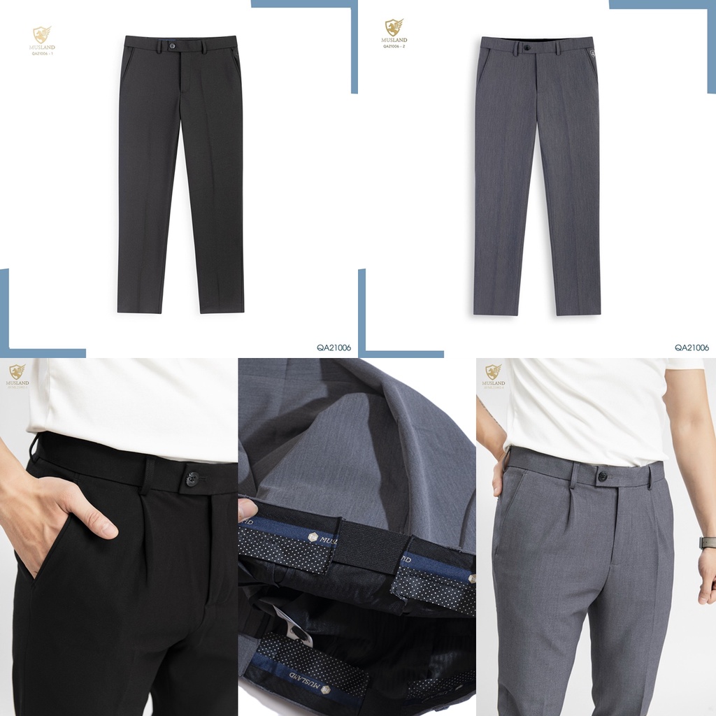 Quần tây nam SLIMFIT co giãn nhẹđẹpcháyhàng vài mã rồi anh em