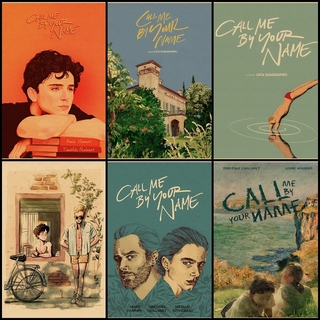 Tấm áp phích phim Call Me by Your Name phong cách cổ điển chất lượng cao