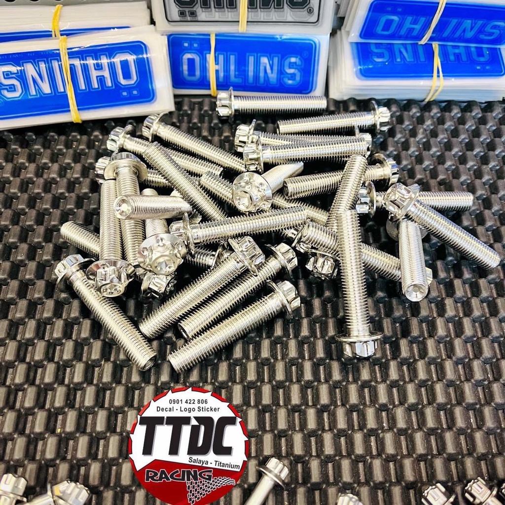 Ốc Salaya Inox 304 10li dài gắn nhiều vị trí