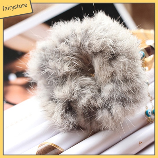 Dây buộc tóc lông mềm thời trang nữ tính