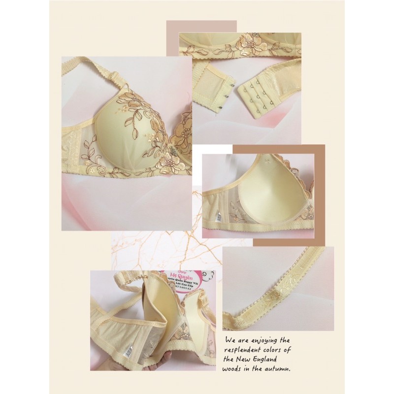 Áo lót ren thêu 4D không mút không gọng, ôm sát bầu ngực- siêu phẩm cho ngày hè năng động