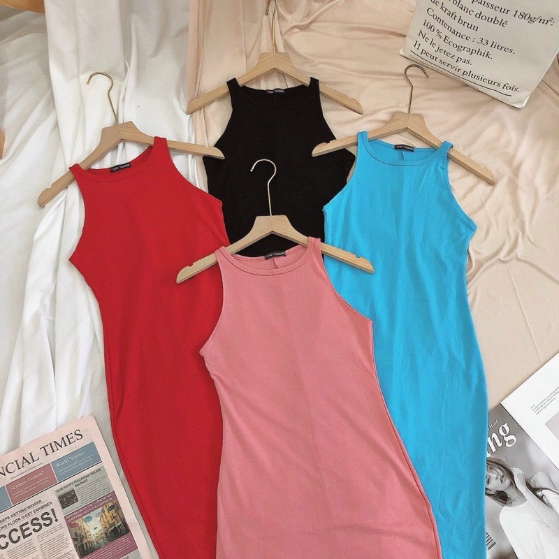 🎊 Đầm Thun Body Sát Nách Dáng Dài ✨ | BigBuy360 - bigbuy360.vn