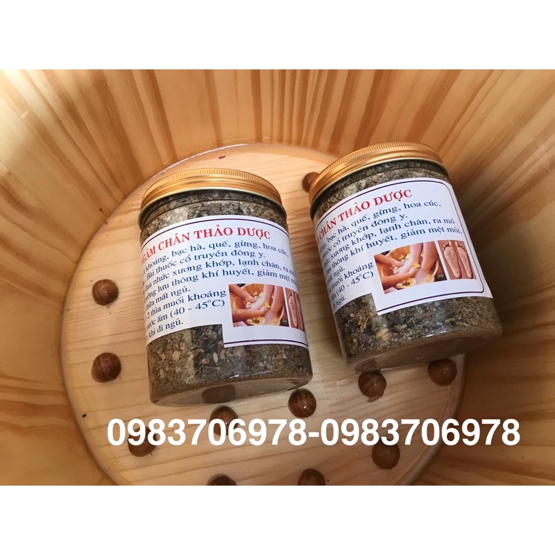 Muối ngâm chân thảo dược cam kết chất lượng 100% tự nhiên