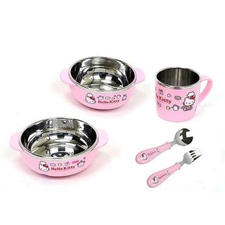 Bộ đồ ăn Lock&Lock Hello Kitty 5 món