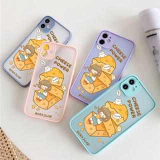 Ốp lưng Iphone CHEESE POWER viền màu iphone 6/6plus/6s/6s plus/ 7/ 7plus/ 8/ 8plus/x/xs/ xs max/ 11/ 11 promax/12 /12
