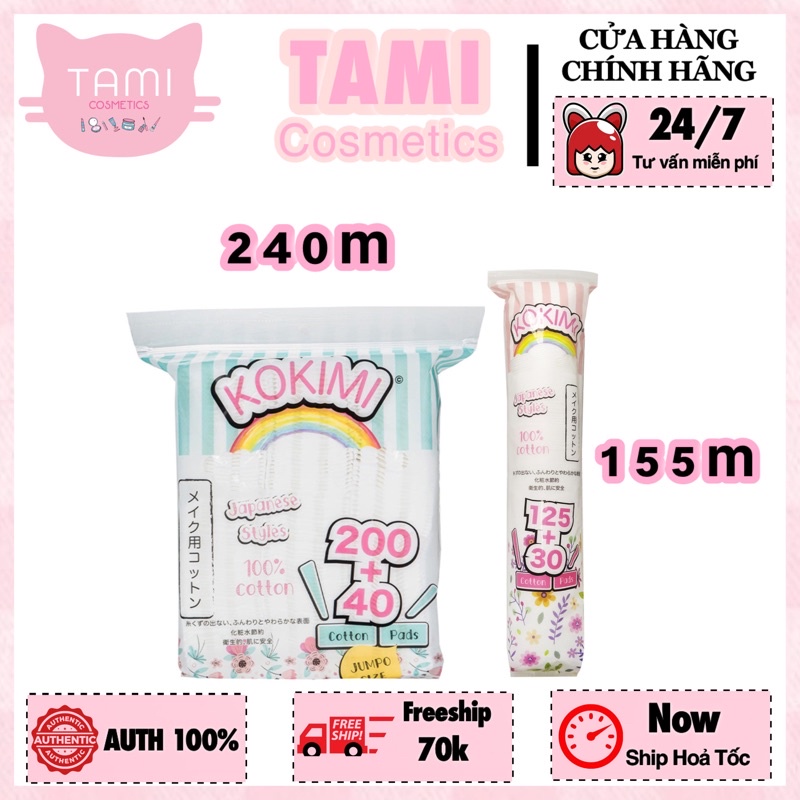 Bông Tẩy Trang Mihoo Kokimi Cotton Pads