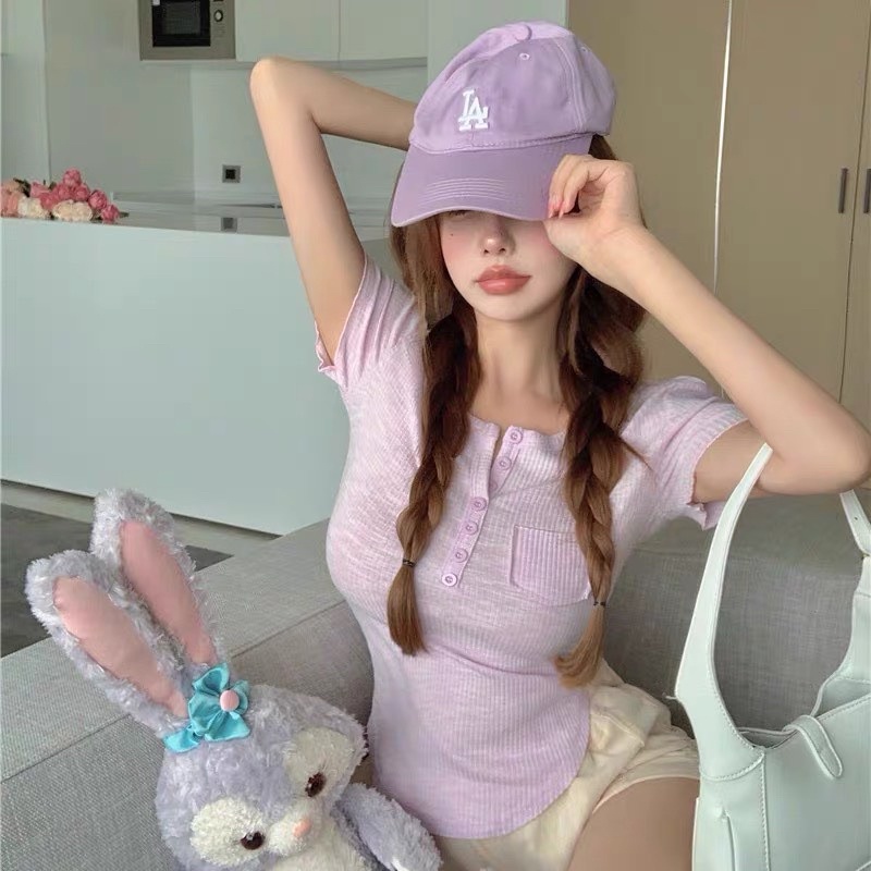 ÁO THUN TĂM CÚC 1 TÚI TAY CỘC MS11082