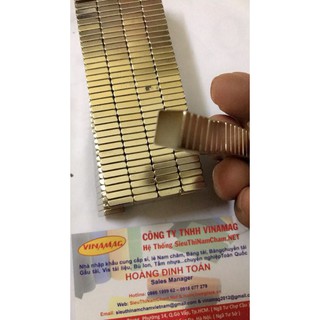 Nam châm vuông 10x10x3mm nam châm đất hiếm