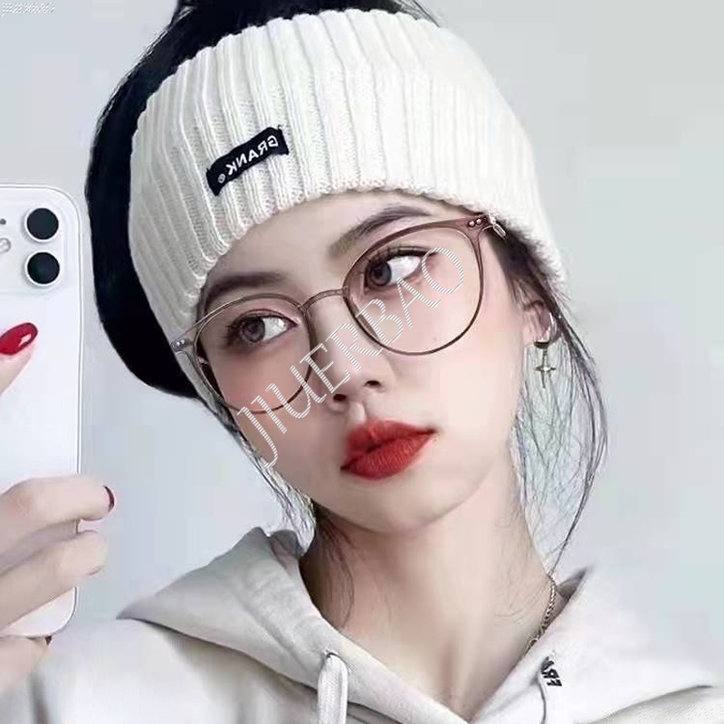 Mắt Kính Gọng Tròn Bằng Kim Loại Chống Bức Xạ Mới Cho Nữ
