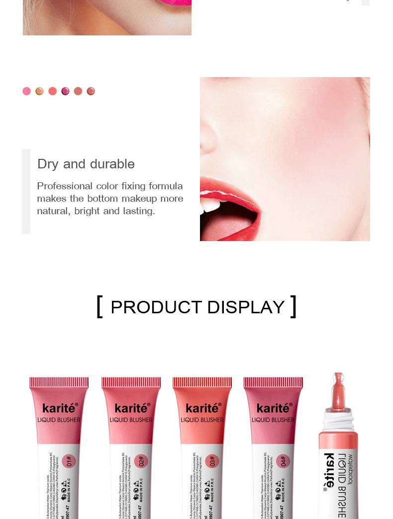 [Hàng mới về] Má hồng dạng kem 4 màu tự nhiên làm sáng da lâu trôi Kissbeauty 15ml | BigBuy360 - bigbuy360.vn