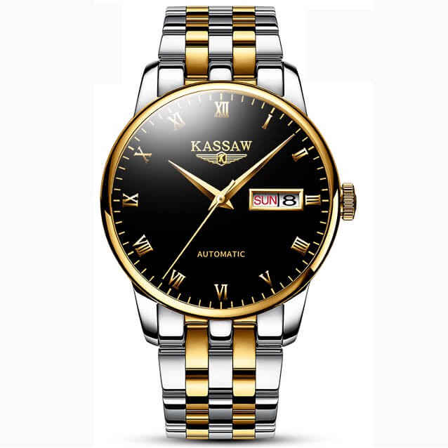 Đồng hồ nam chính hãng KASSAW K853-2 Kính sapphire ,chống xước,Chống nước ,BH 24 tháng,Máy cơ (Automatic) ,dây kim loại