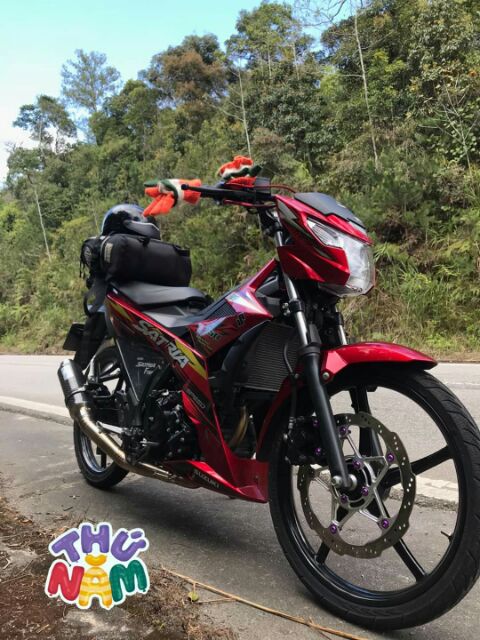 Tem rời Satria fi xe đỏ 2020