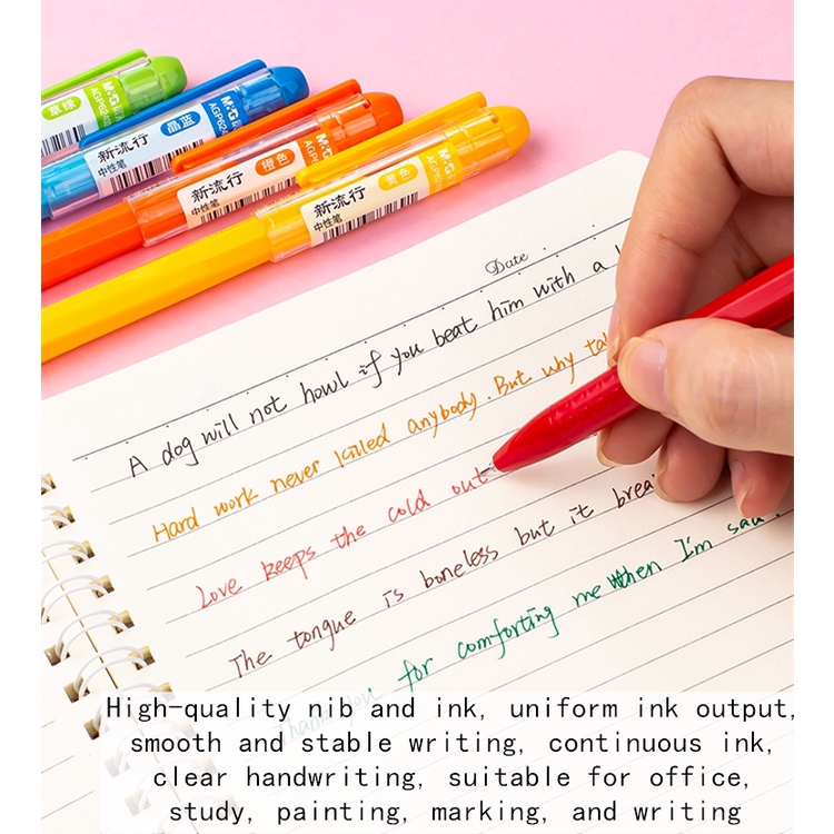 Bút gel M&G ngòi 0.38mm 13 màu tùy chọn AGP62403