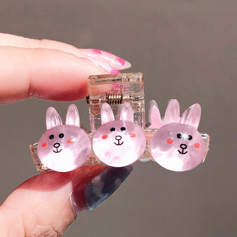 Tender afternoons TENDER Kẹp tóc họa tiết hoạt hình đơn giản dễ thương tùy chọn kiểu dáng cho nữ