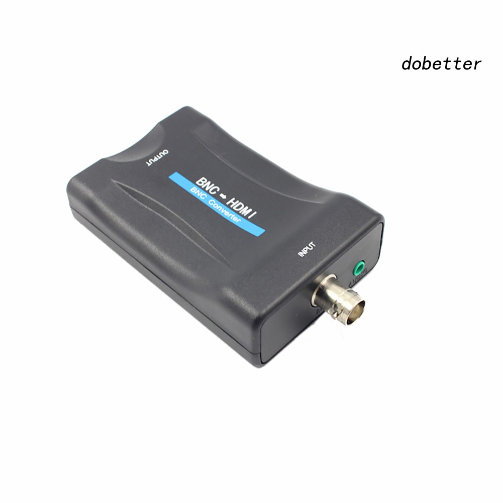 DOH_1080P/720P BNC to HDMI Video Converter Adapter for Camera/CCTV/Game Console/TV