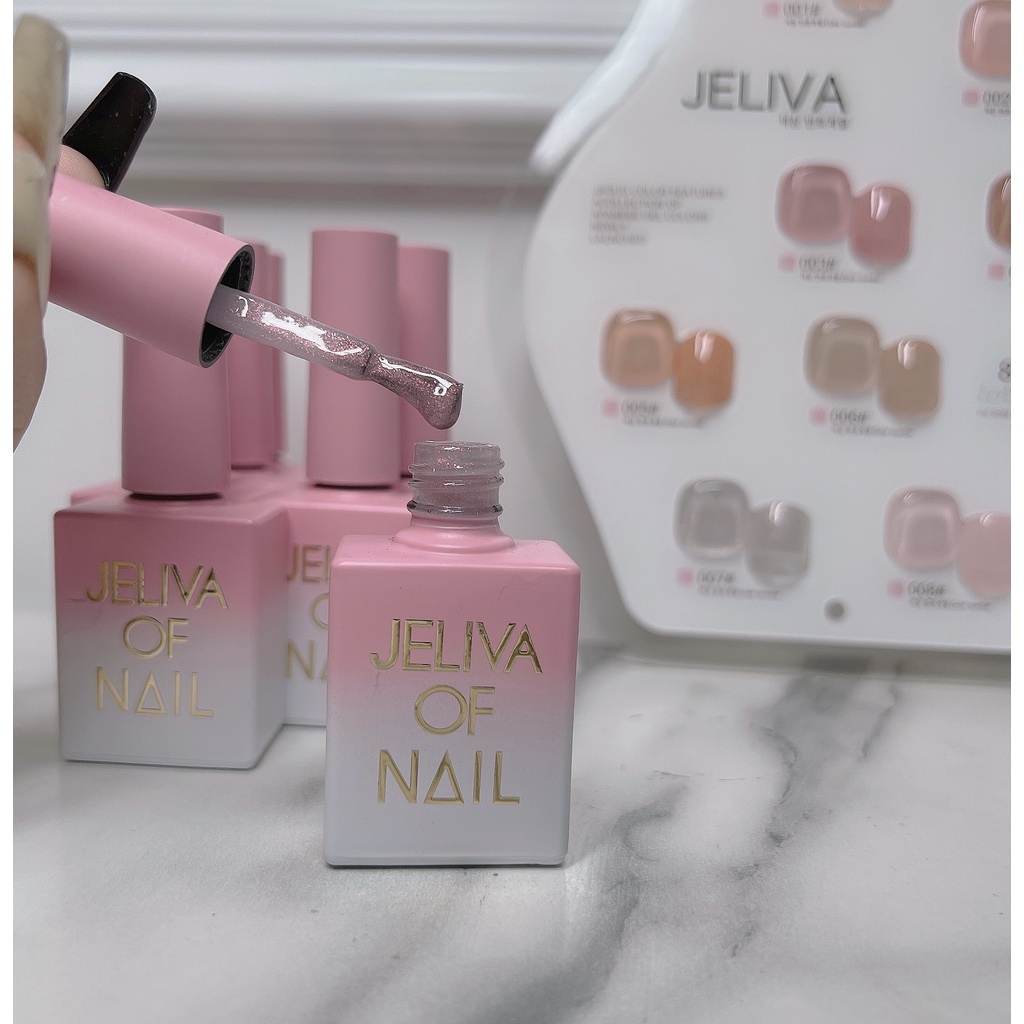 Set sơn thạch Jeliva nail 7 màu NGHI THẢO