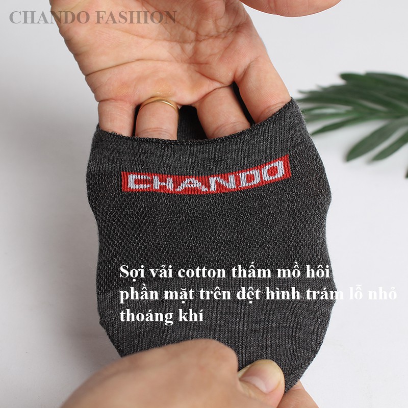 Bộ 3 đôi tất lười nam Chando