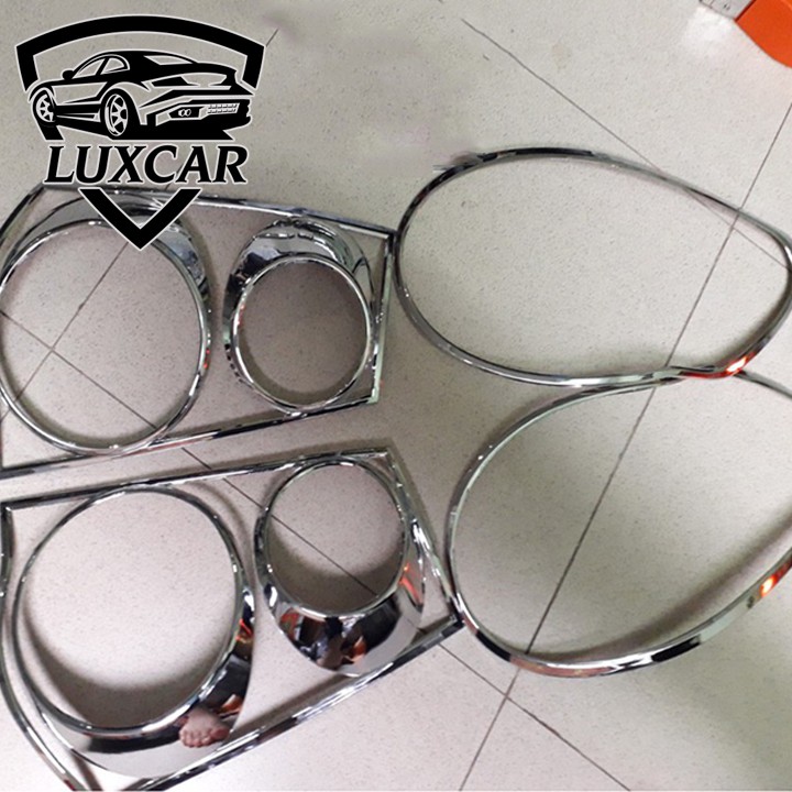 Ốp viền đèn pha, đèn hậu xe KIA MORNING cao cấp nội thất LUXCAR