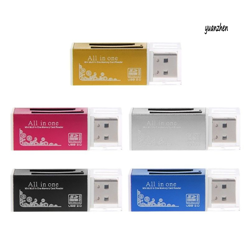 Đầu Đọc Thẻ Nhớ Usb 2.0 Đa Năng Sd / Sdhc Mmc Tf Ms M2 | BigBuy360 - bigbuy360.vn