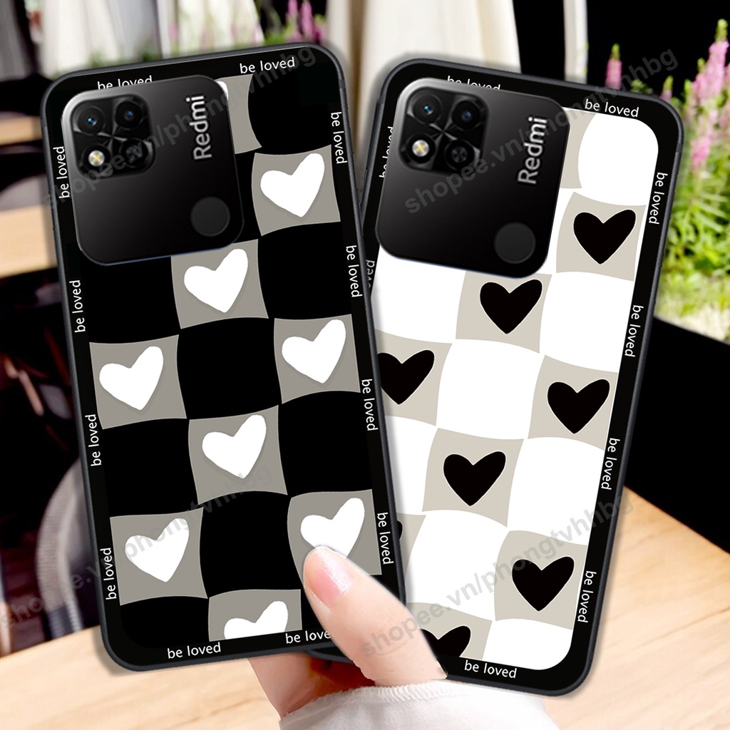 Ốp lưng XIAOMI REDMI 10A mẫu bearbrick kaws trái tim caro cực đẹp cực đẹp siêu hot cute