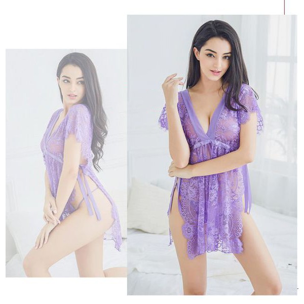 Váy ngủ siêu gợi cảm cao cấp VNS325- đầm ngủ đẹp | BigBuy360 - bigbuy360.vn