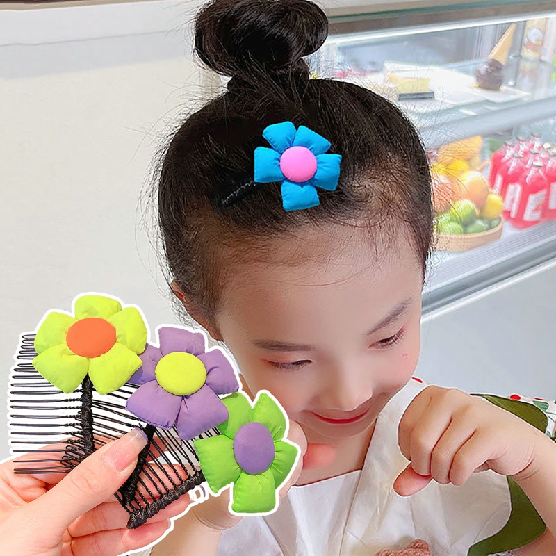 Kẹp Tóc Đính Hoa Nhỏ Xinh Xắn Thời Trang Cho Bé Gái timetunnel