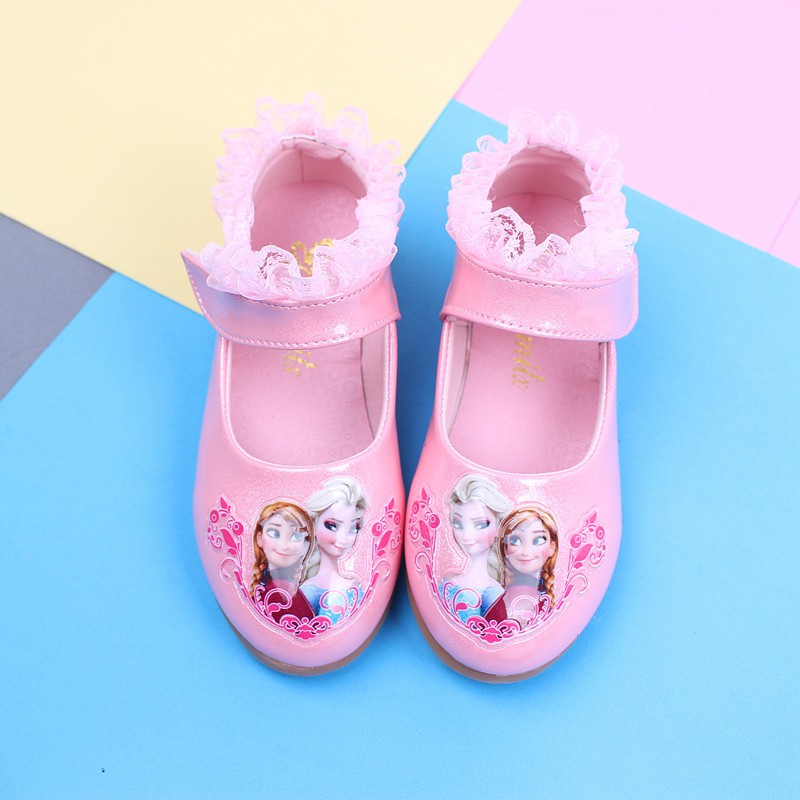 Giày búp bê bé gái họa tiết elsa cho bé 2- 7 tuổi