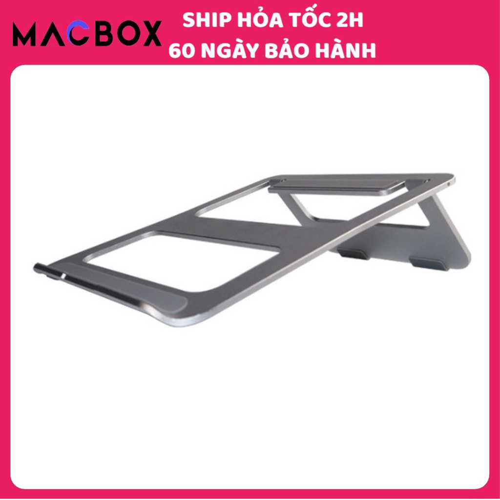 Giá Đỡ LAPTOP Macbook Nhôm Gấp Gọn Điều Chỉnh Độ Cao Chống Mỏi Cổ , Đế Tản Nhiệt Kê Laptop 14 inch 15.6 inch