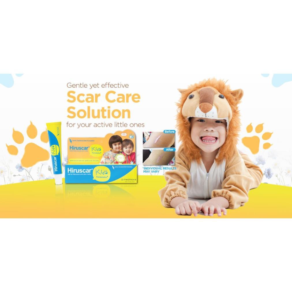 Hiruscar Kids Gel Cải Thiện Sẹo Và Vết Thâm, Ngứa Dành Cho Trẻ Em Tuýp 10g