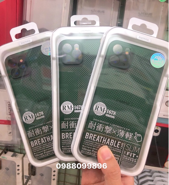 Ốp REMAX lưng nhựa có lỗ tản nhiệt IP12/Ip12 pro/ip 12 pro Max