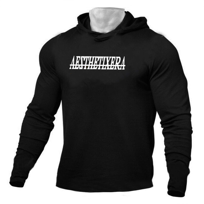 Hoody Collar Mens Cotton Printing Instock Mens Causal Hoodie Long Sleeved Tshirts