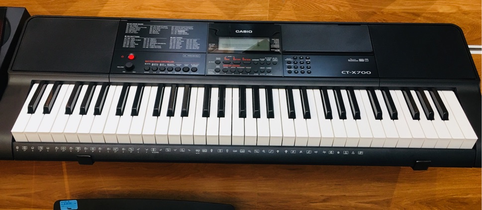 Đàn organ Casio CTX-700(ảnh thật phía sau)kèm nguồn CHÍNH HÃNG