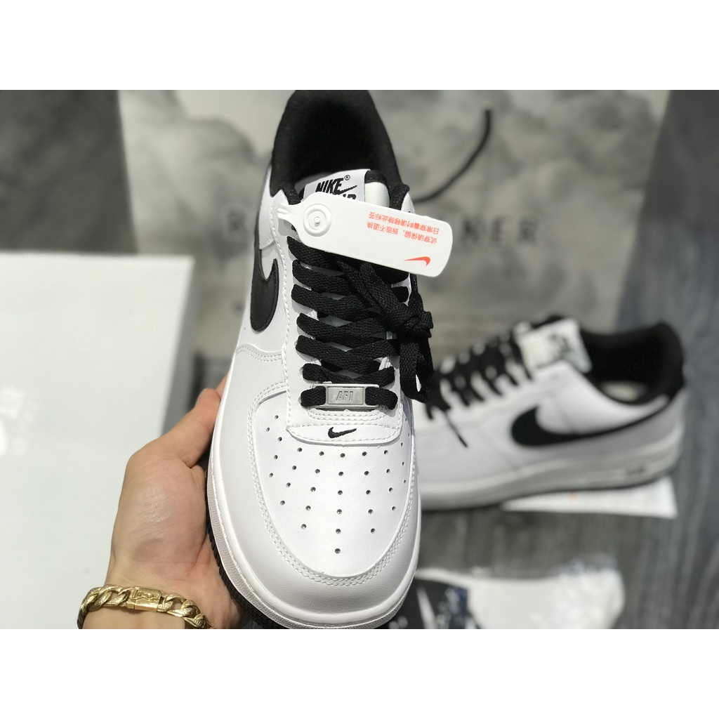 Siêu Phẩm Giày Thể Thao Sneaker A.F.1 Đen Trắng Gót Đen Siêu Hot Cao Cấp Ảnh Thật + freeship