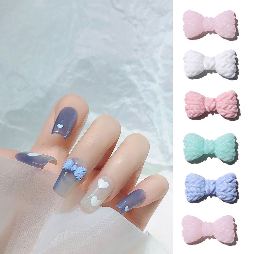 Phụ Kiện Nơ 3D Trang Trí Móng Tay Xinh Xắn