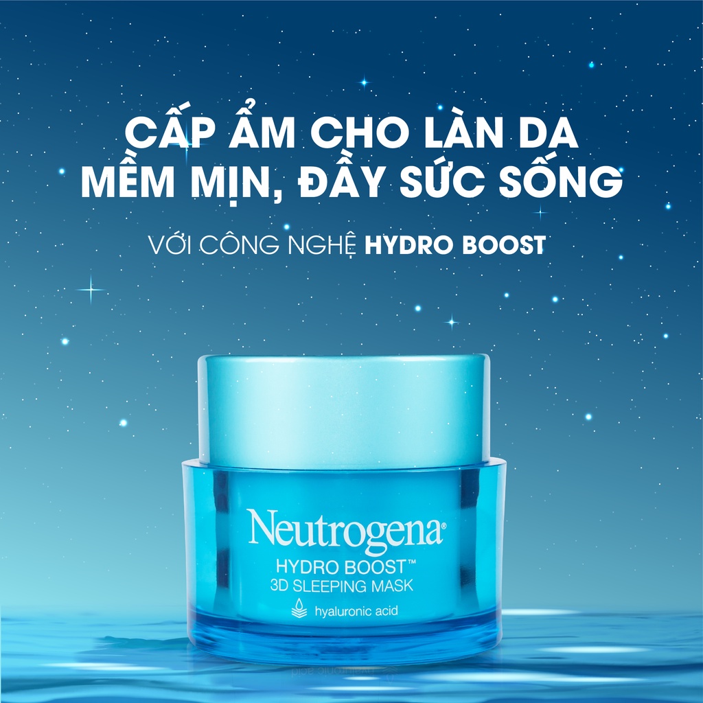 [Mã FMCGMALL -8% đơn 250K] Mặt nạ ngủ cấp nước Neutrogena Hydro Boost 3D sleeping mask 50g - 101035662