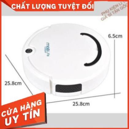 Máy quét nhà tự động Miao Life 25.8x6.5cm, Máy quét nhà đa năng, dễ sử dụng, Máy hút bụi tự động