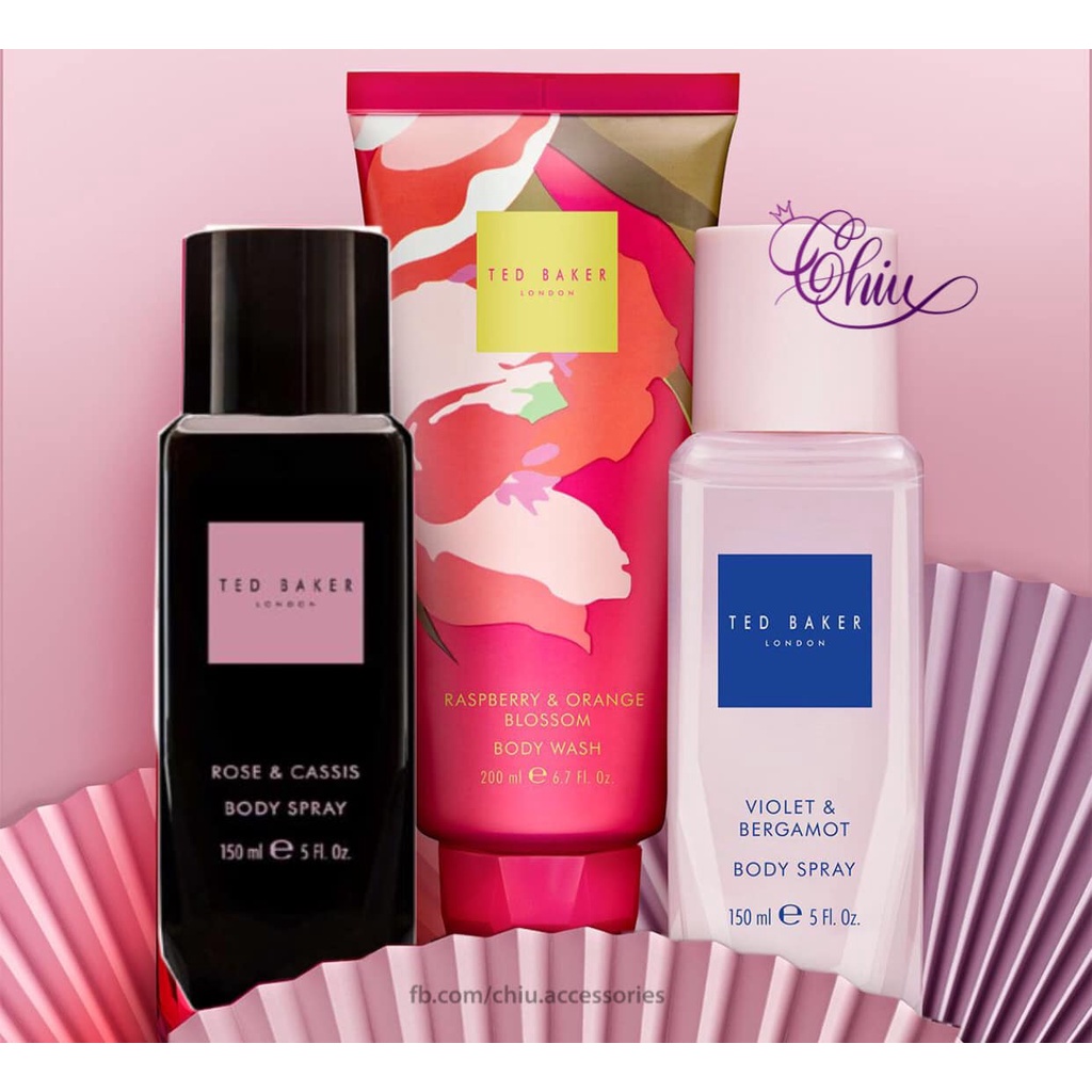Xịt thơm cơ thể Ted Baker body spray
