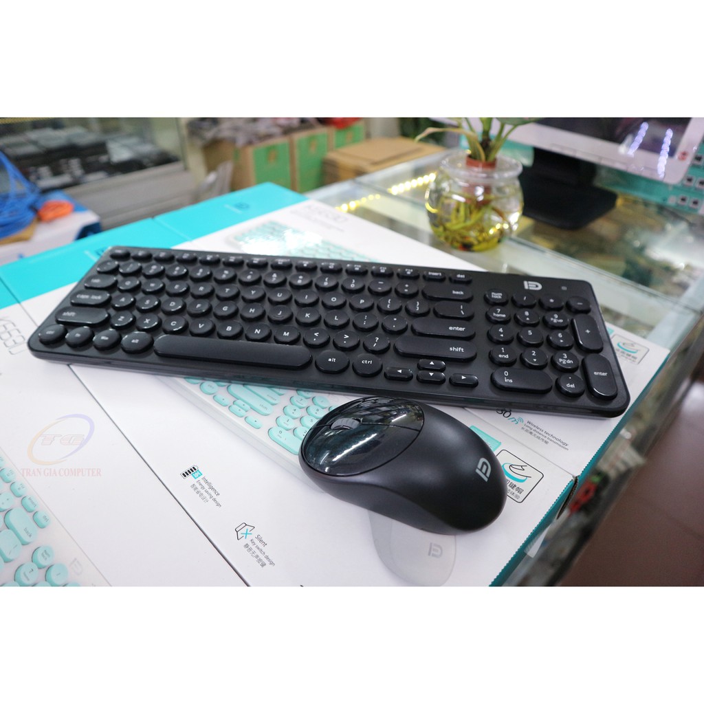 Bộ phím chuột không dây Forter iK6630 chống ồn | BigBuy360 - bigbuy360.vn