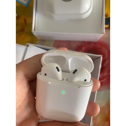 Tai nghe bluetooth không dây nhét tai airpods 2 chống ồn dùng cho iphone và sam sung pin trâu