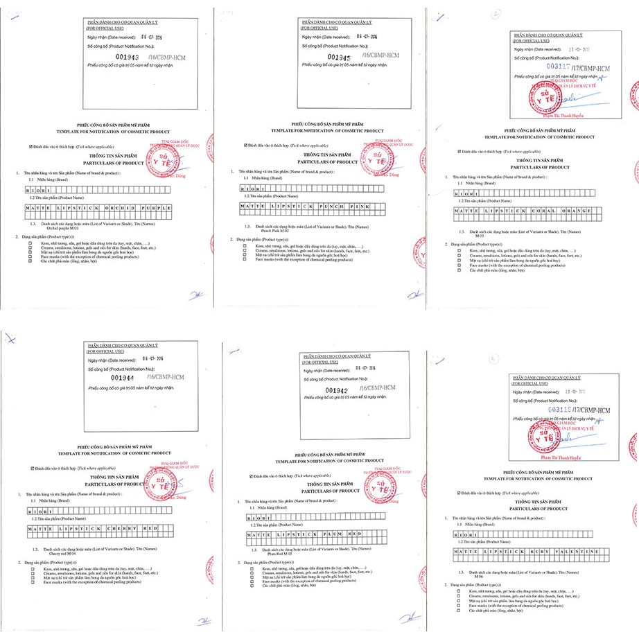 Son Lì Riori Matte Lipstick | BigBuy360 - bigbuy360.vn