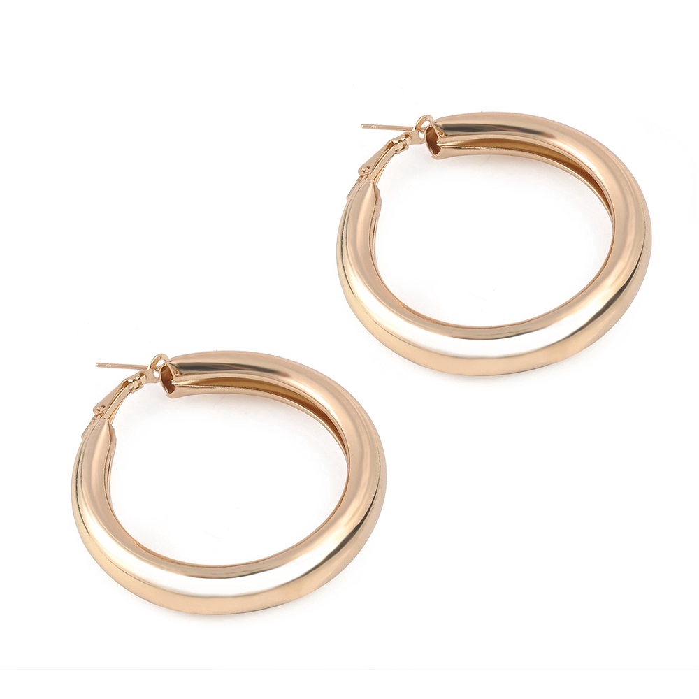 [sweet] woman fashion retro Big Circle Pendant Earrings dangle hoop ear stud jewelry
