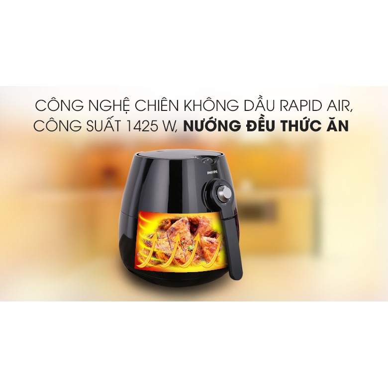 Nồi chiên không dầu Philips HD9218 2.4 lít (Miễn phí giao tại HCM-ngoài tỉnh liên hệ shop)