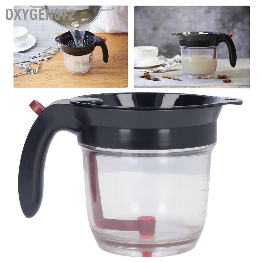 Oxygen072 Tách dầu súp PP An toàn Hiệu quả cao Bộ lọc kép tách nước mỡ cho sức khỏe