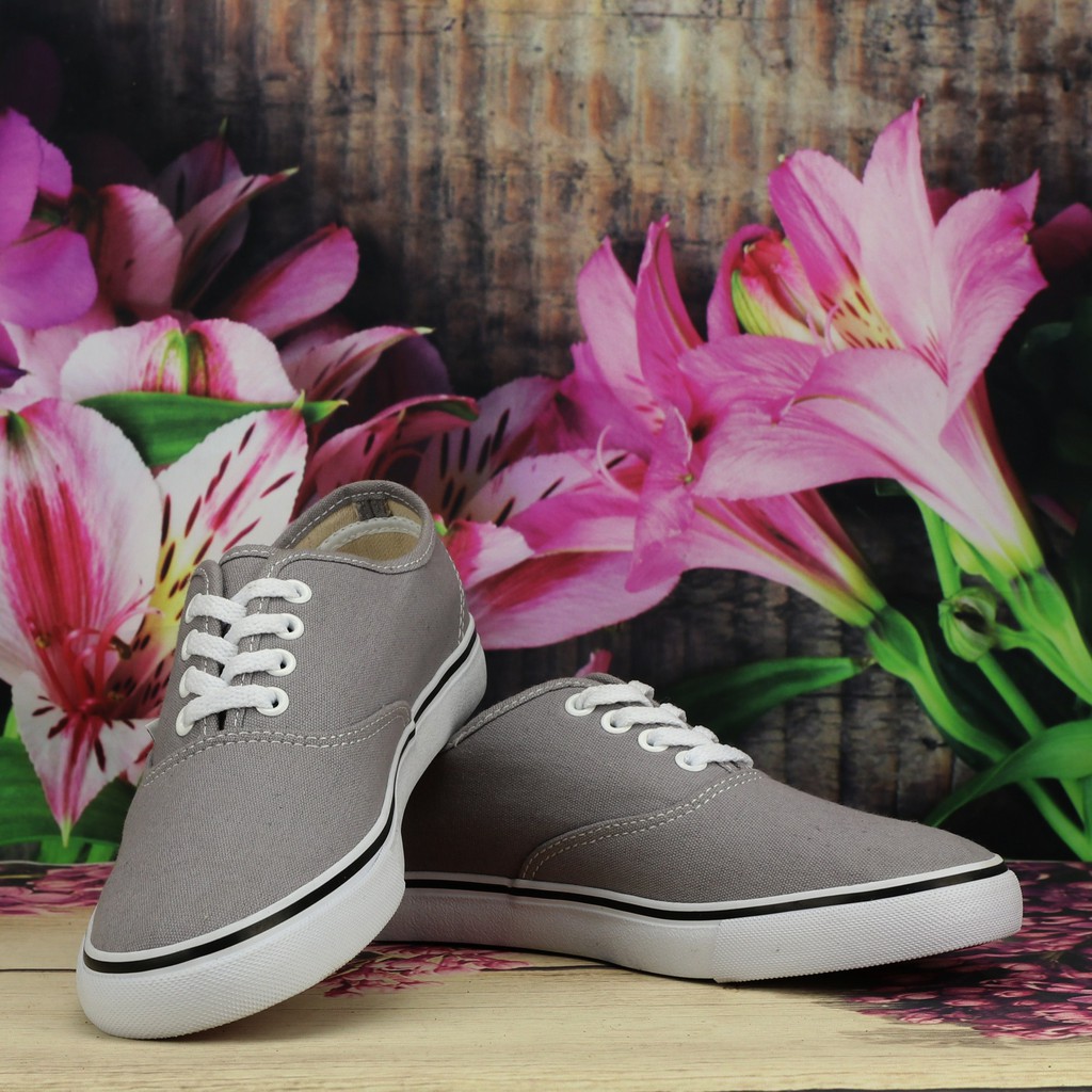 Giày Sneaker Vns Classic Xám Nữ